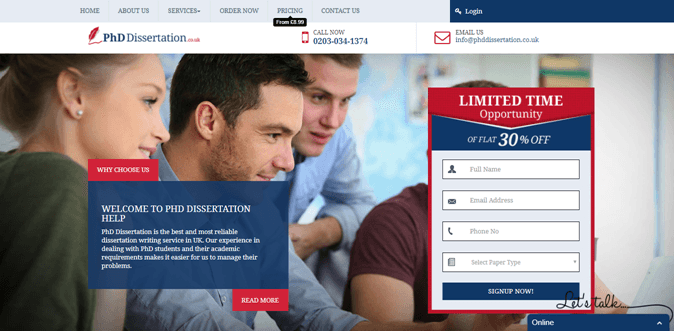 phddissertation.co.uk review