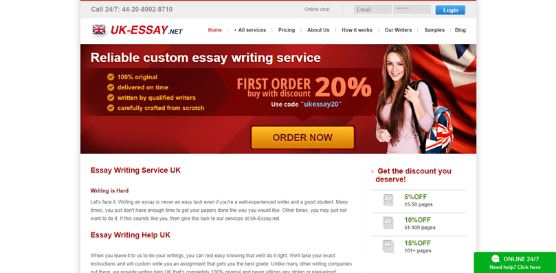 uk essay login