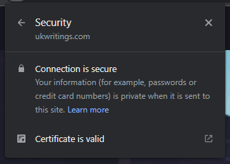 ukwritings.com legit certificate